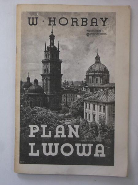 Plan Lwowa z mapą, 1938 r.