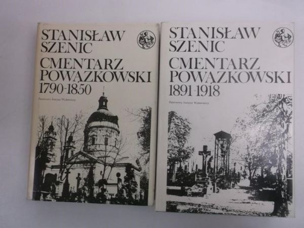Cmentarz powązkowski 1790 - 1850, 1891 - 1918, 2 książki