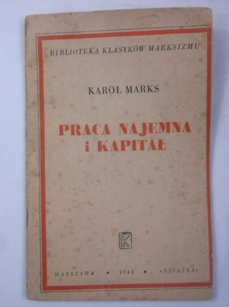 Praca najemna i kapitał, 1948 r.