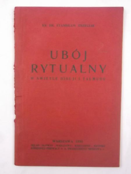 Ubój rytualny, 1935 r.