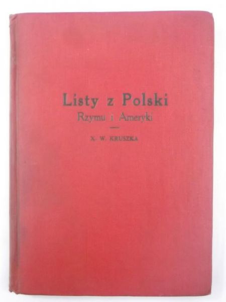 Listy z Polski z Rzymu i z Ameryki, 1926 r.