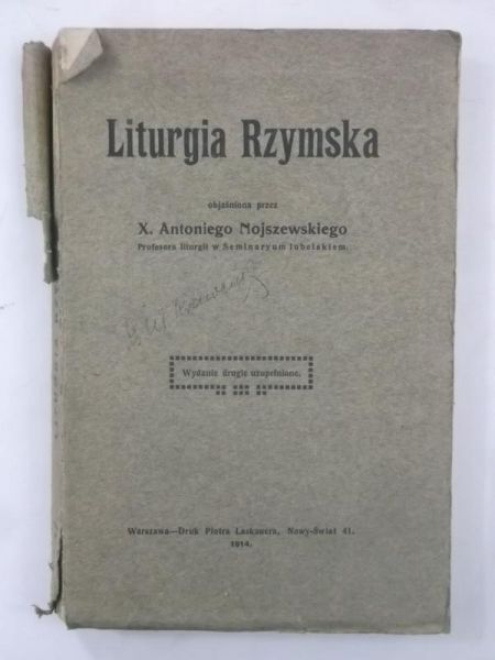 Liturgia rzymska, 1914 r.