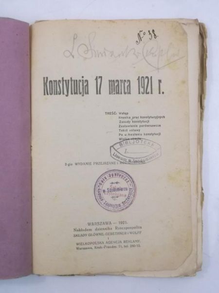 Konstytucja 17 maja 1921 r.