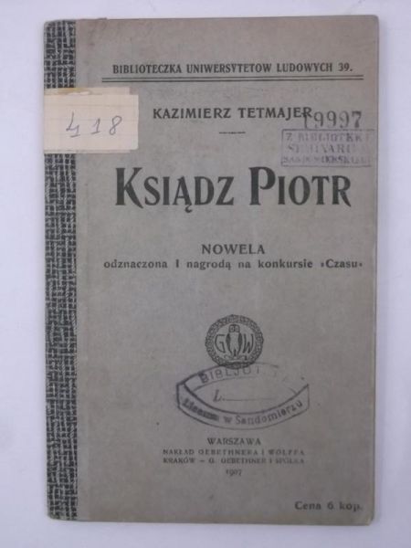 Tetmajer  - Ksiądz Piotr, 1907 r.