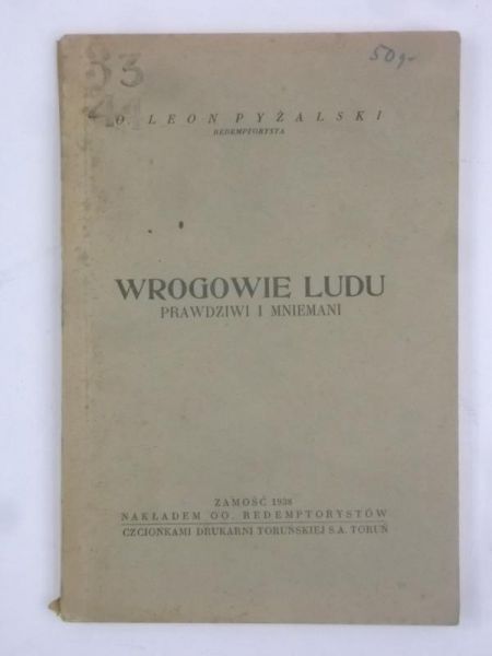 Wrogowie ludu prawdziwi i mniemani, 1938 r.