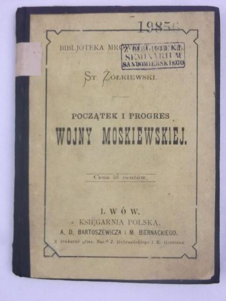 Początek i progres wojny moskiewskiej, około 1925 r.