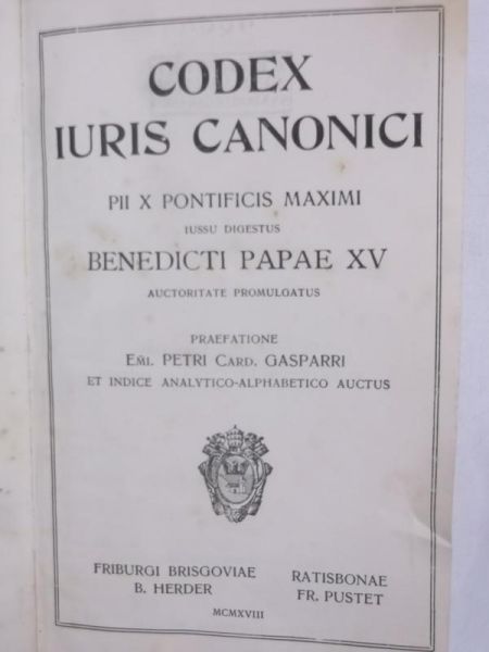 Codex Iuris Canonici, 1948 r.