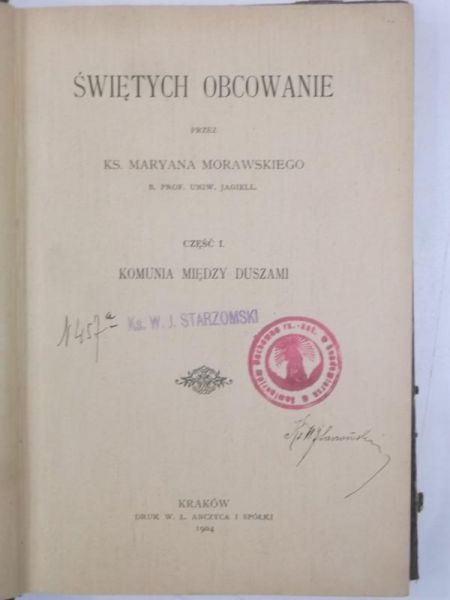 Świętych obcowanie, 1904 r.