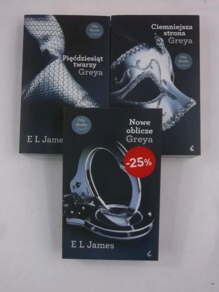 Pięćdziesiąt twarzy Greya / Ciemniejsza strona Greya / Nowe Oblicze Greya