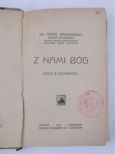 Z nami Bóg, 1919 r.