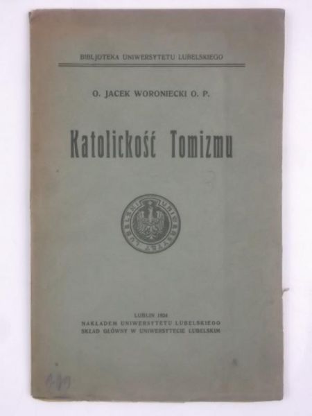 Katolickość Tomizmu, 1924 r.