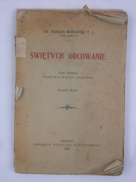 Świętych obcowanie, 1923 r.
