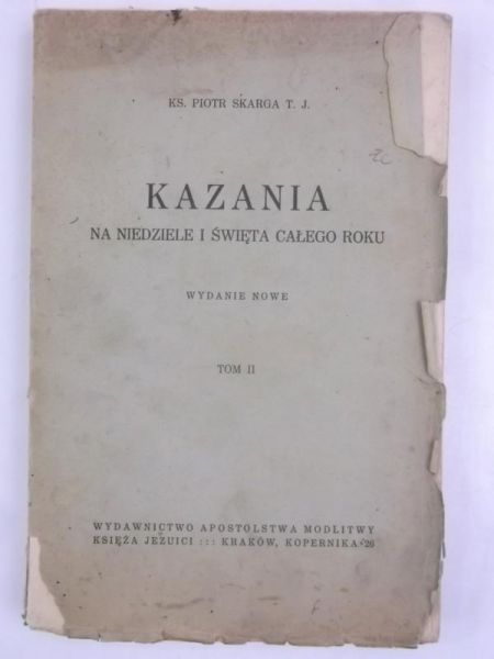 iotr  - Kazania na niedziele i święta całego roku, ok. 1920  r.