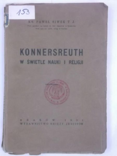 Konnersreuth w świetle nauki i religji, 1931 r.