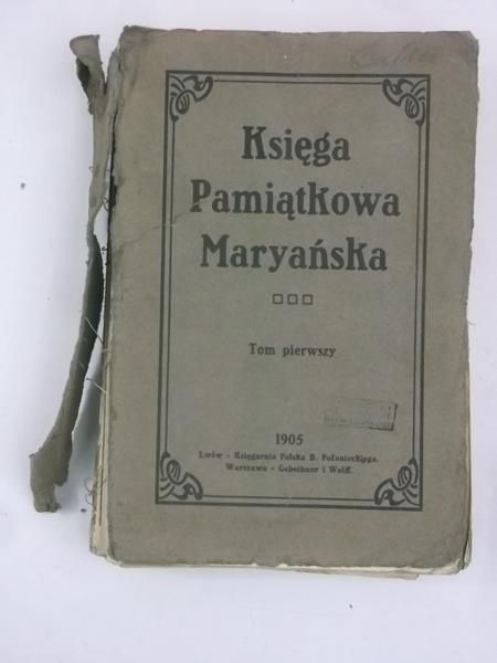 Księga pamiątkowa maryańska, 1905 r.