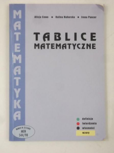 Tablice matematyczne