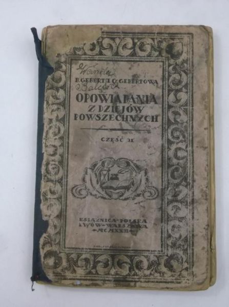 Opowiadania dziejów powszechnych, 1922 r.