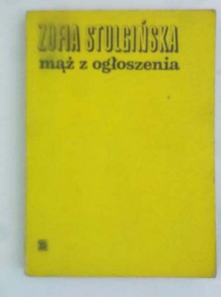 Stulgińska Zofia - Mąż z ogłoszenia