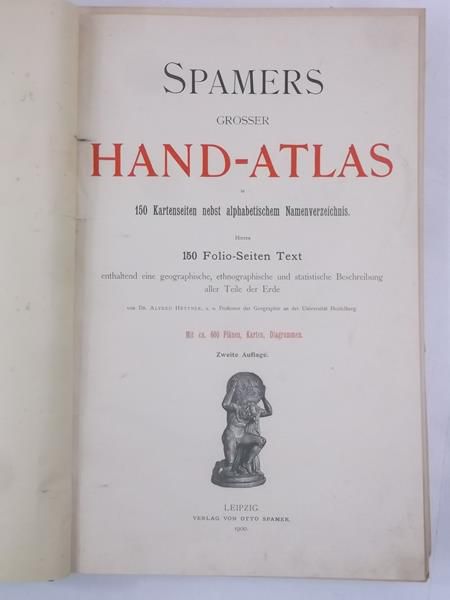 Spamers Grosser Hand-Atlas, 1900 r.