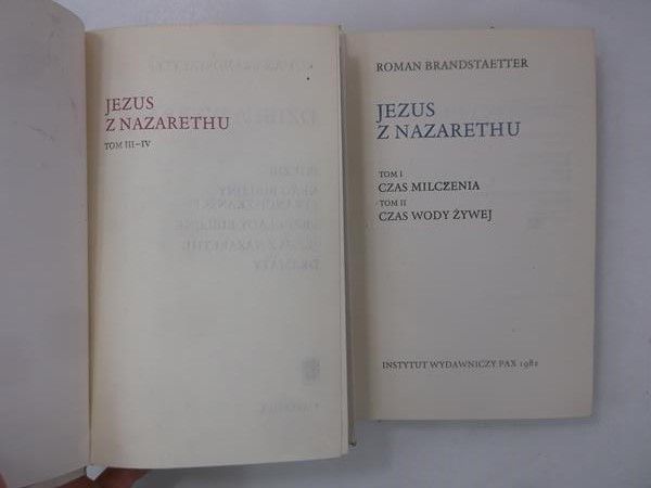 Brandstaetter Roman - Jezus z Nazarethu, Zestaw 2 książek