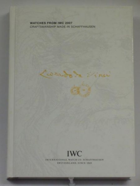 Leonardo da Vinci. Watches from IWC 2007