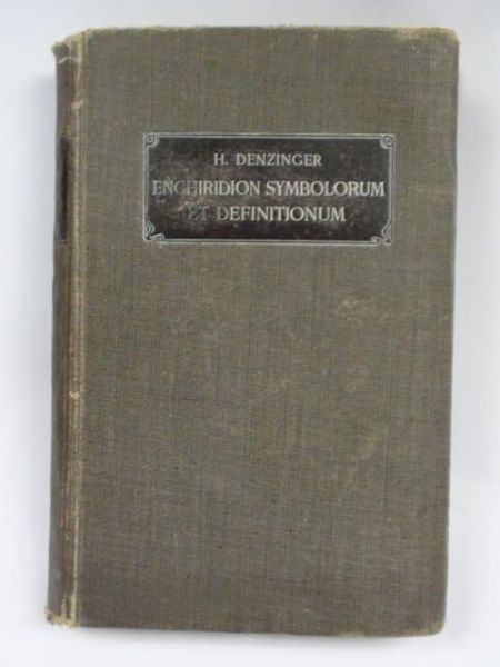 Enchiridion Symbolorum, 1908