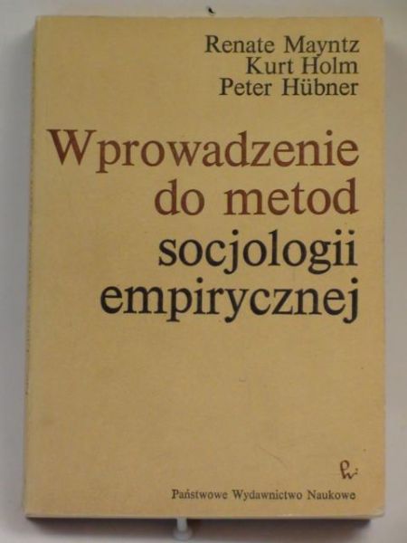 Mayntz Renate - Wprowadzenie do metod socjologii empirycznej