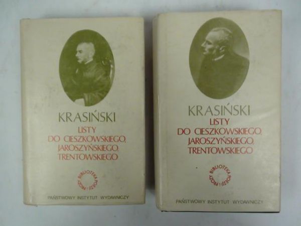 Listy do Cieszkowskiego, Jaroszyńskiego, Trentowskiego, t. I-II