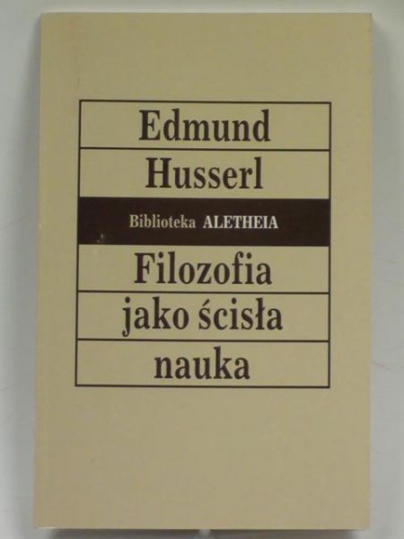 Filozofia jako ścisła nauka