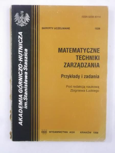 Matematyczne techniki zarządzania