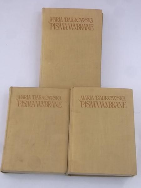 Pisma wybrane, 3 książki
