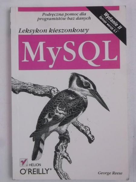 MySQL, leksykon kieszonkowy