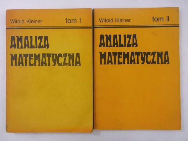 Analiza matematyczna, Tom I-II