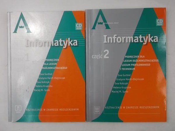 Informatyka, część I-II + dwie płyty CD