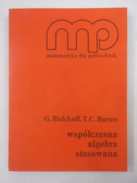 Bartee T. C. - Współczesna algebra stosowana
