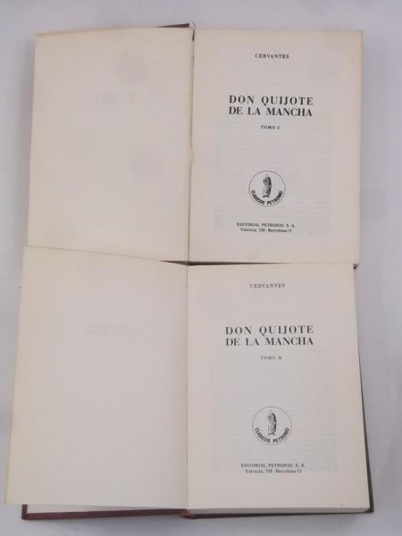 Don Quijote de La Mancha, Tom I-II