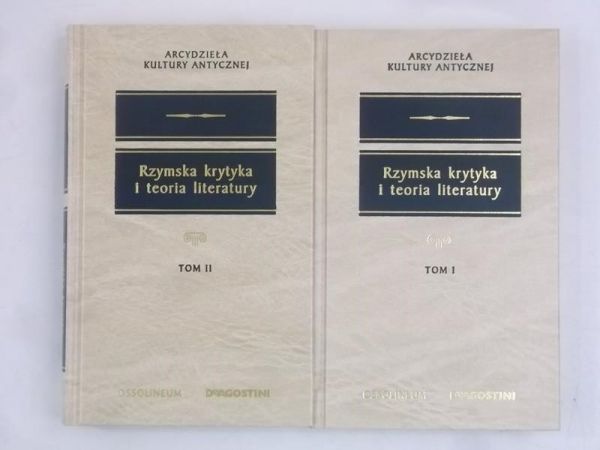 Rzymska krytyka i teoria literatury, tom I-II