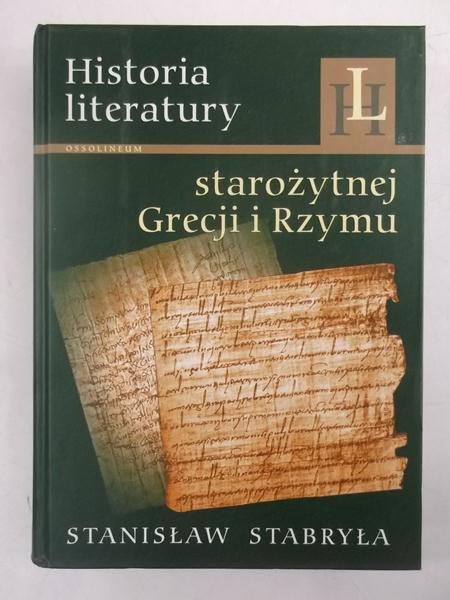 Historia literatury starożytnej Grecji i Rzymu