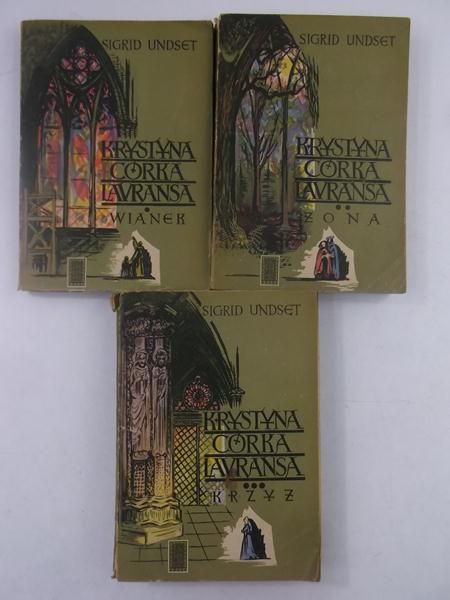 Undset Sigrid - Krystyna, córka Lavrensa, Tomy I-III