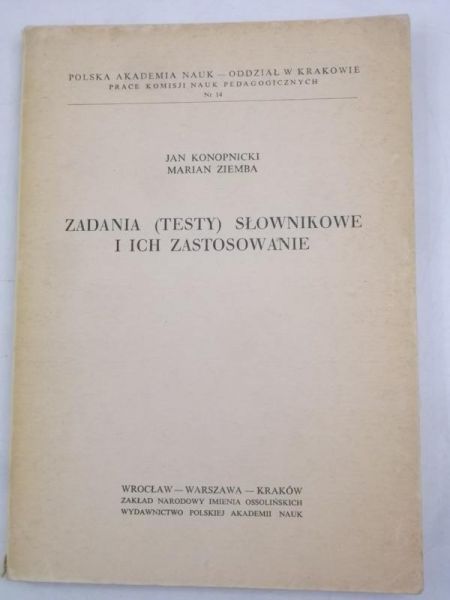 Testy słownikowe i ich zastosowanie