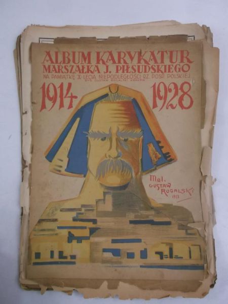 Album karykatur marszałka J. Piłsudskiego, 1928 r.