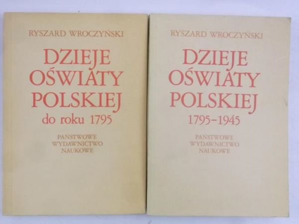 Dzieje oświaty polskiej, 2 ksiażki