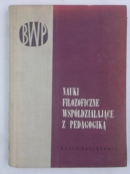 Nauki filozoficzne współdziałające z pedagogiką