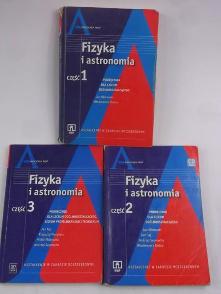Fizyka i astronomia, 3 tomy