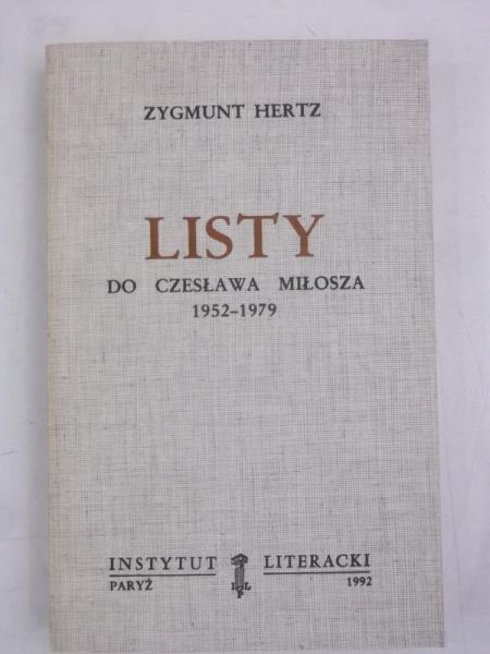 Listy do Czesława Miłosza 1952-1979
