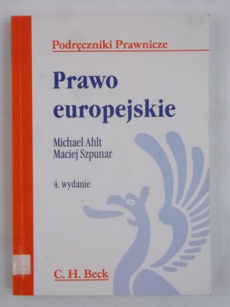 Ahlt Michael - Prawo europejskie