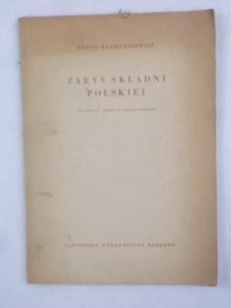 Zarys składni polskiej