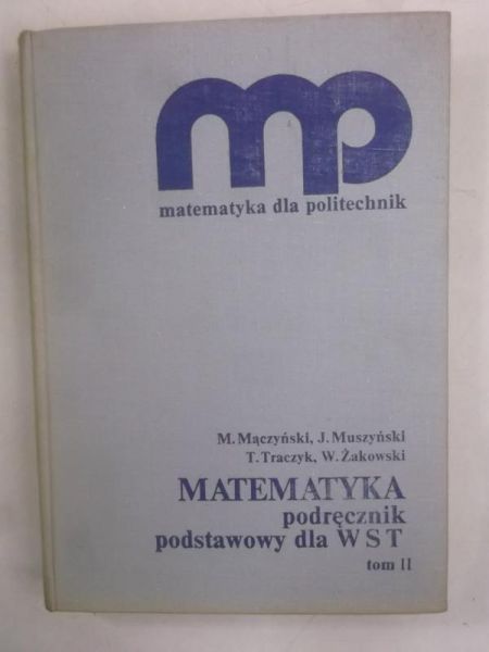 Matematyka podręcznik podstawowy dla WST