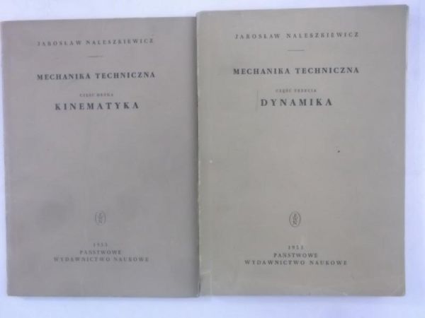 Mechanika techniczna, Część 1 i 2