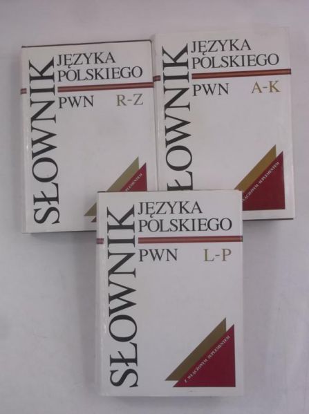 Słownik języka polskiego, Tom I - III